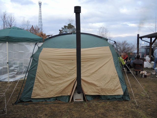 2ルームテント　薪ストーブセット 2ルームテント 薪ストーブセット