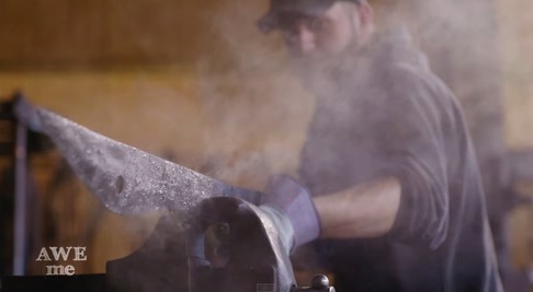 キルラキル「片太刀バサミ」を鍛冶屋が作る-06