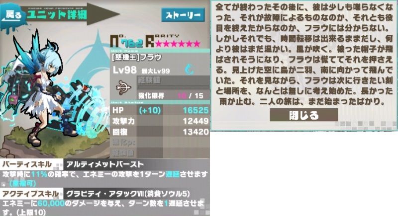 ロードラ ユニットデータ フラウ 覚醒進化 神王将シリーズ V2 5 0 全覚醒追加 ロードラ 攻略ブログ ドロップ 攻略 最新情報 ロードラ ユニットデータ フラウ 覚醒進化 神王将シリーズ V2 5 0 全覚醒追加 ロードラ 攻略ブログ ドロップ 攻略 最新情報