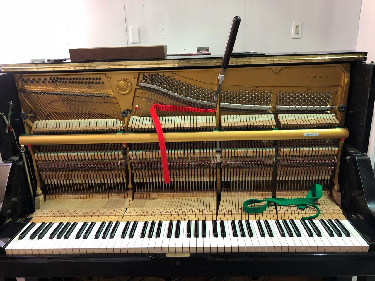 アップライトピアノの調律 修理 クリーニング 移動 石原楽器工房業務日誌