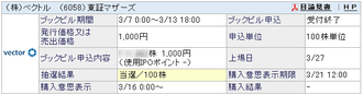 IPO ¥Ù¥¯¥È¥ë
