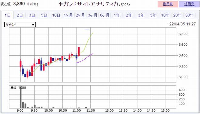 セカンドサイトアナリティカ(5028)