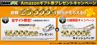 ¡ÚDMM FX¡Û ¥¥ã¥ó¥Ú¡¼¥ó¡¡¥¢¥Þ¥¾¥ó¥®¥Õ¥È·ô15000±ßʬ