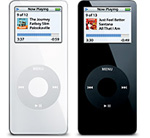 iPod nano 2つ並んだ様子
