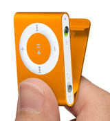 iPod shuffleのオレンジ