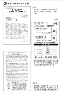 Bダイレクトメール画像