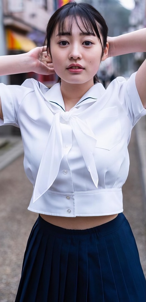 白濱美兎ちゃん　右だけのえくぼ (16)