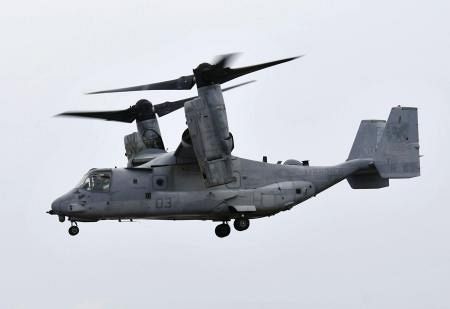 【社会】米軍のオスプレイ墜落…鹿児島