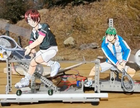 【動画】テニプリファン、謎の機械を作ってしまう