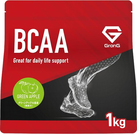 グロング BCAA徹底レビュー｜グリーンアップル風味で飲みやすいアミノ酸補給