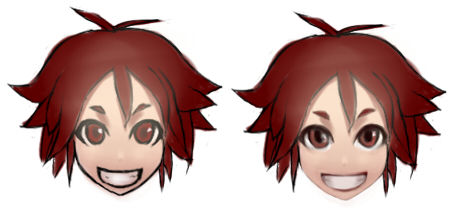 デフォルメ顔の塗り方 メイキング イラストのはなしをしよう