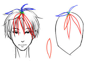 髪の毛を描いてみる イラストのはなしをしよう 髪の毛を描いてみる イラストのはなしをしよう