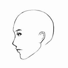 Gifアニメつき 斜めの顔3 斜めの顔を描く イラストのはなしをしよう Gifアニメつき 斜めの顔3 斜めの顔を描く イラストのはなしをしよう