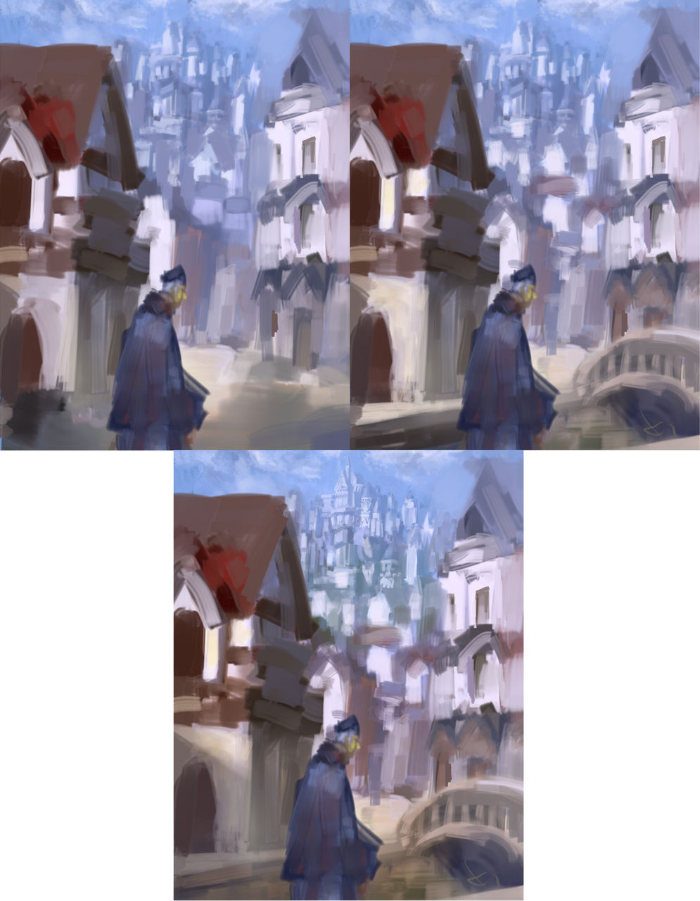 手前の地面などを描き込んでいます メイキング イラストのはなしをしよう