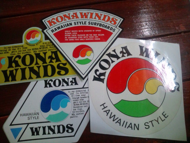 Kona Winds Hawaiian Style サーフボード 70sVIMTAGE コナウインズ
