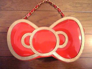 キティリボン型ポーチ 夕虹