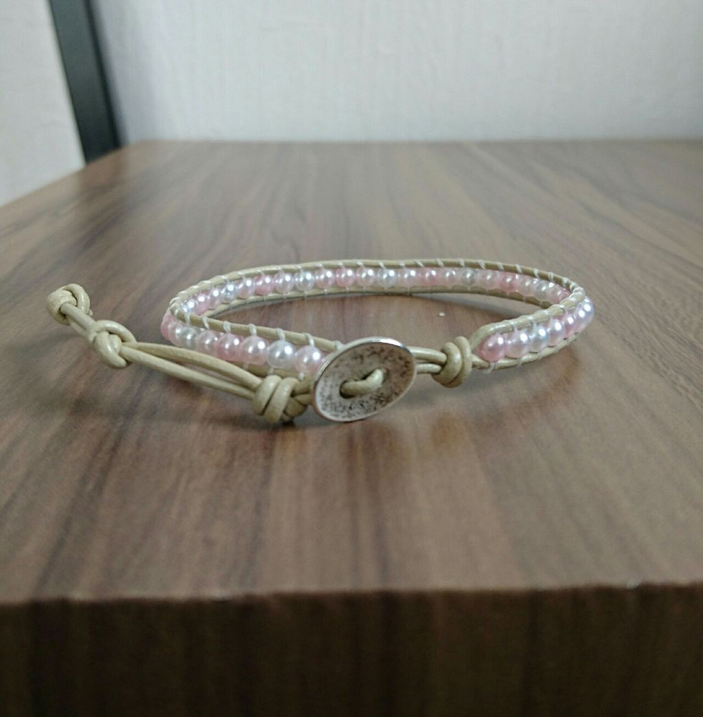 ラップブレスレットの作り方 Irie Gardenの革遊び ラップブレスレットの作り方 Irie Gardenの革遊び