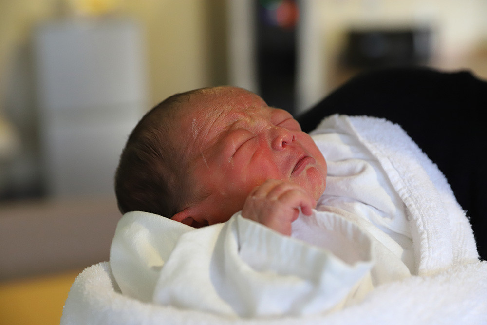 生後2日目の家族写真 イリエフォト日記