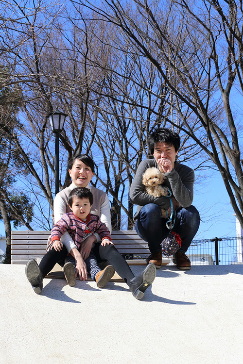 遊びながら撮る家族写真　in アトリエショップkata kata