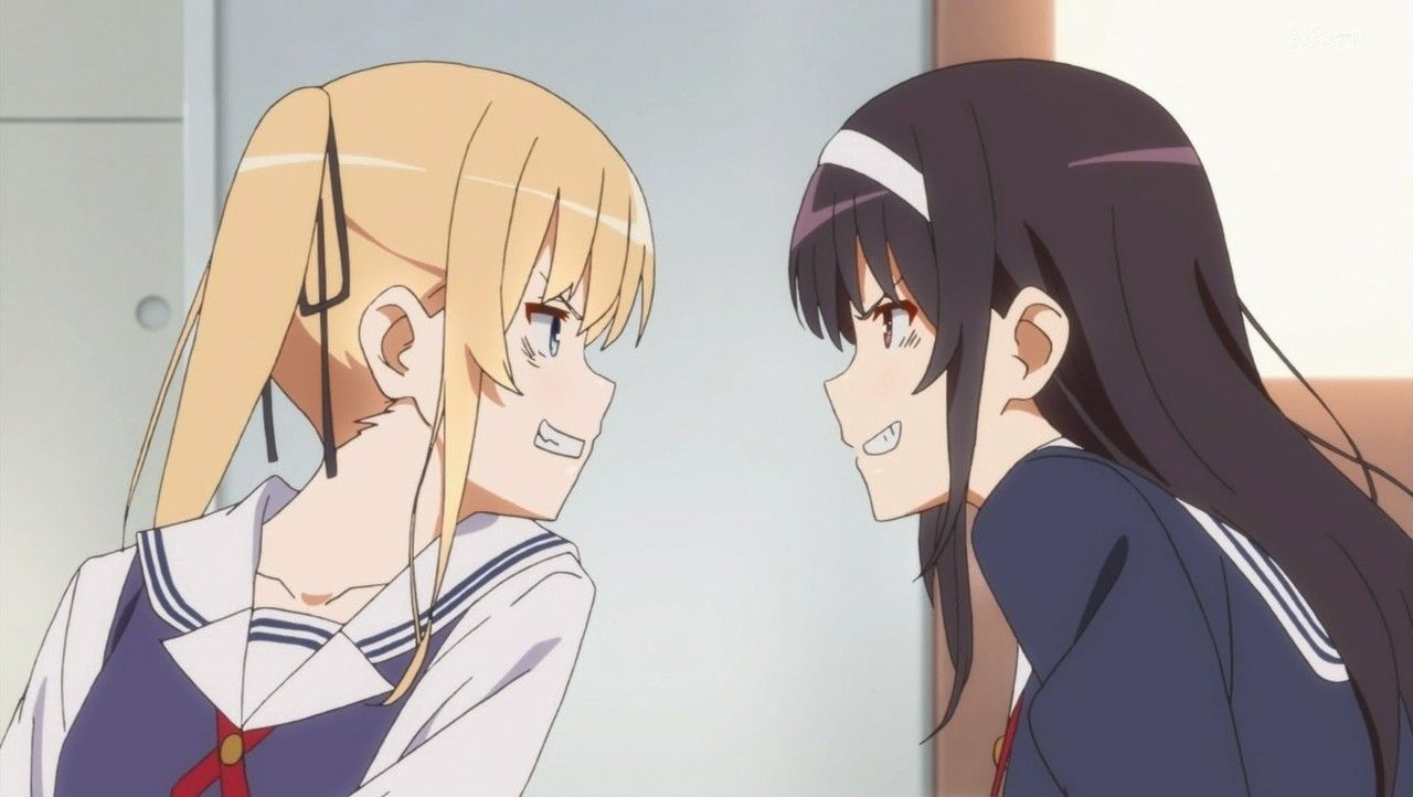 いろとりどりのアニメ 冴えない彼女の育てかた 第1話 感想 喧嘩するほど仲がいい詩羽先輩とえりり いろとりどりのアニメ 冴えない彼女の育てかた 第1話 感想 喧嘩するほど仲がいい詩羽先輩とえりり