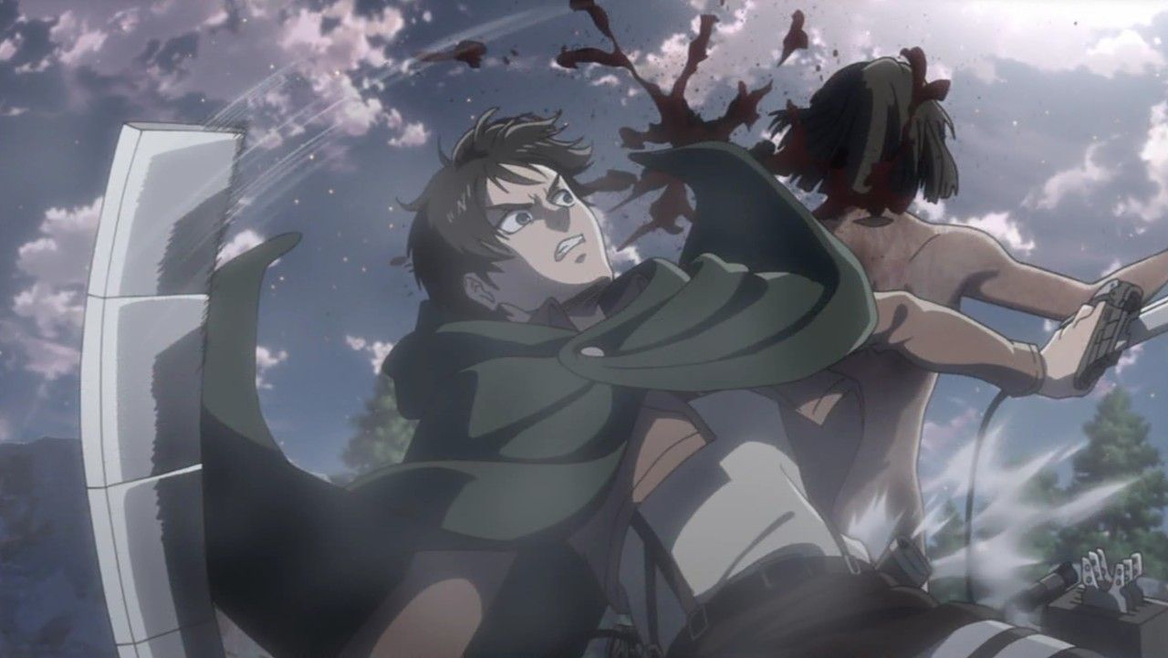 いろとりどりのアニメ 進撃の巨人 Season2 第30話 感想 エレン生身だと初めての討伐なのかｗ