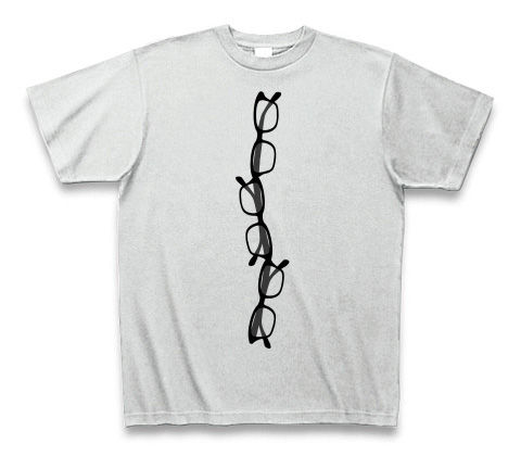 連続眼鏡 Tシャツ