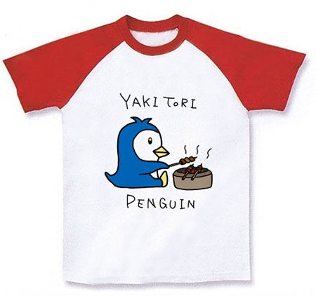 焼き鳥ペンギンTシャツ
