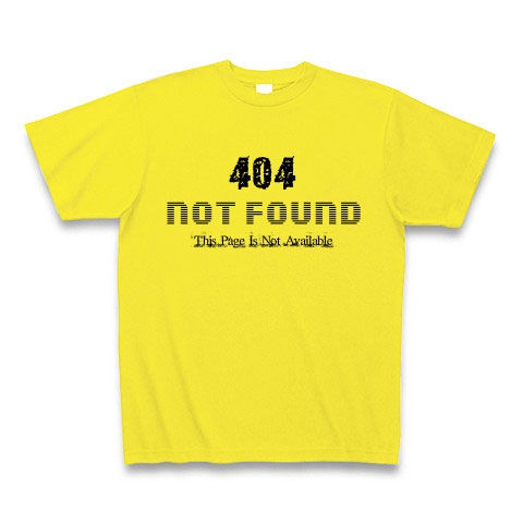 404 NOT FOUND Tシャツ
