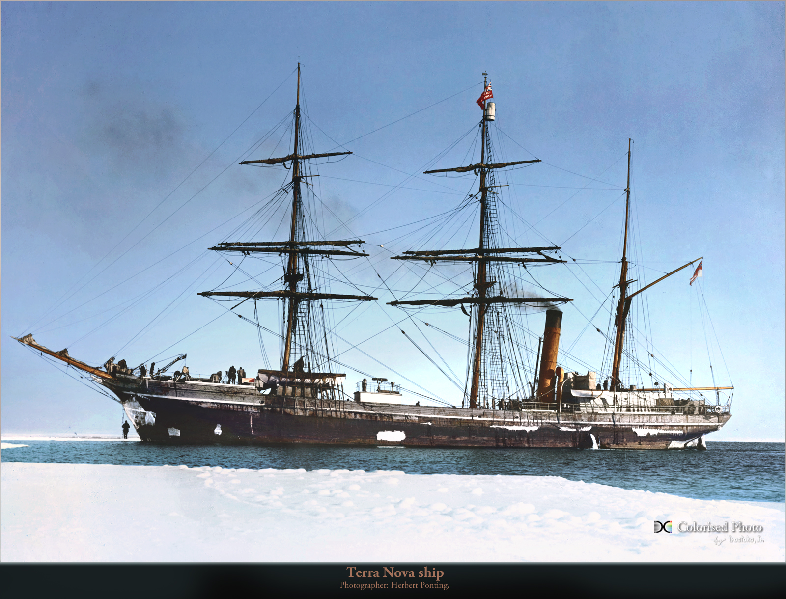 Terra Nova Ship 1911 MONOCHROME SPECTER