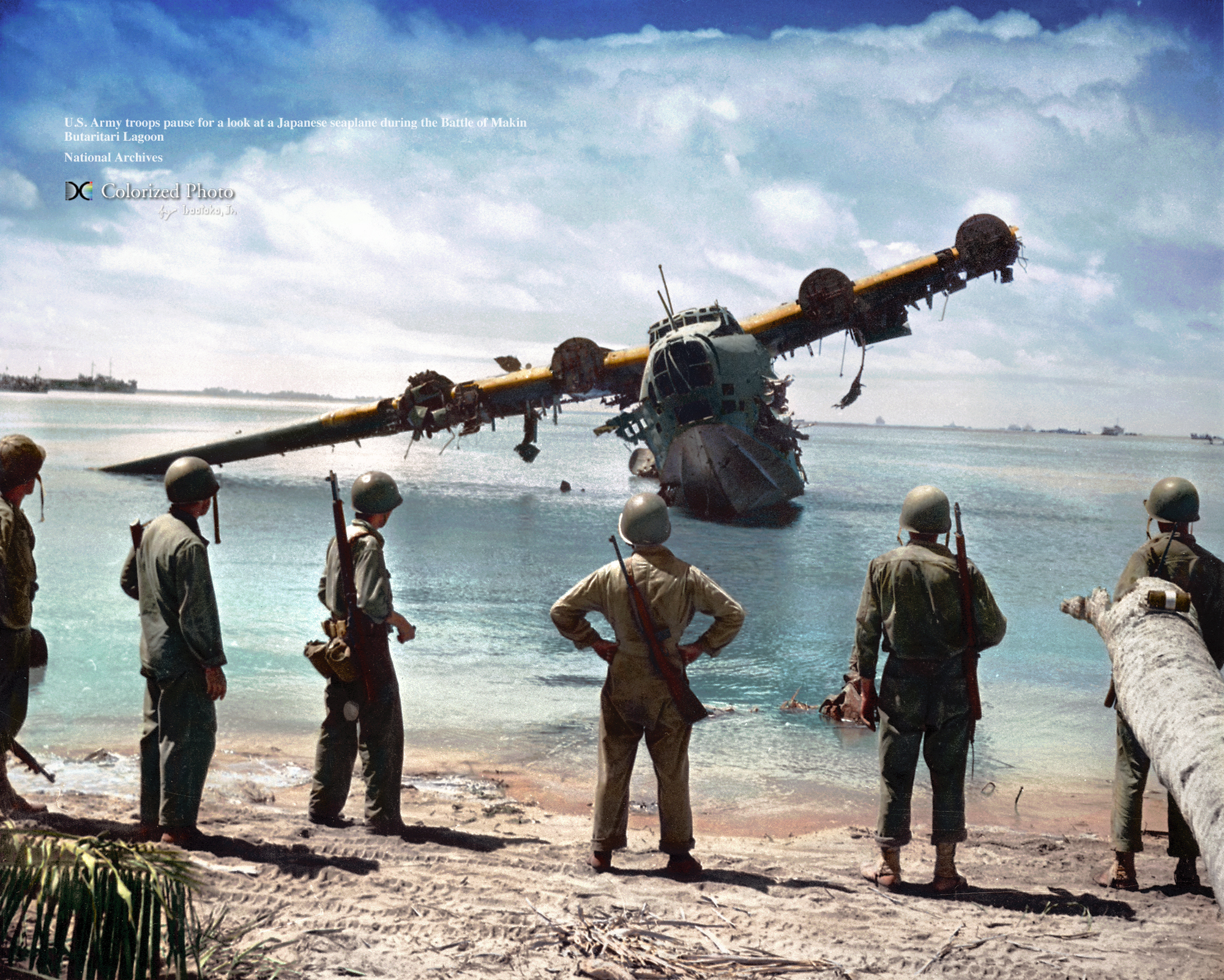 Kawanishi H8K4 Type2 二式大艇 1943 : MONOCHROME SPECTER