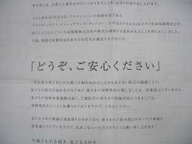 AIG新聞広告
