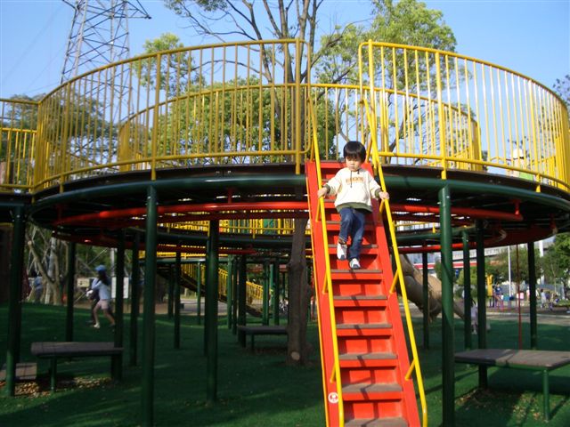 久宝寺公園 緑地 子供と遊ぼう