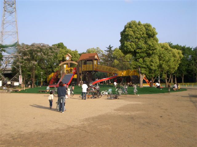 久宝寺公園 緑地 子供と遊ぼう