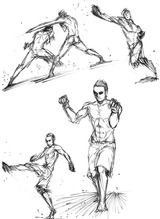 格闘技描きたい６２０