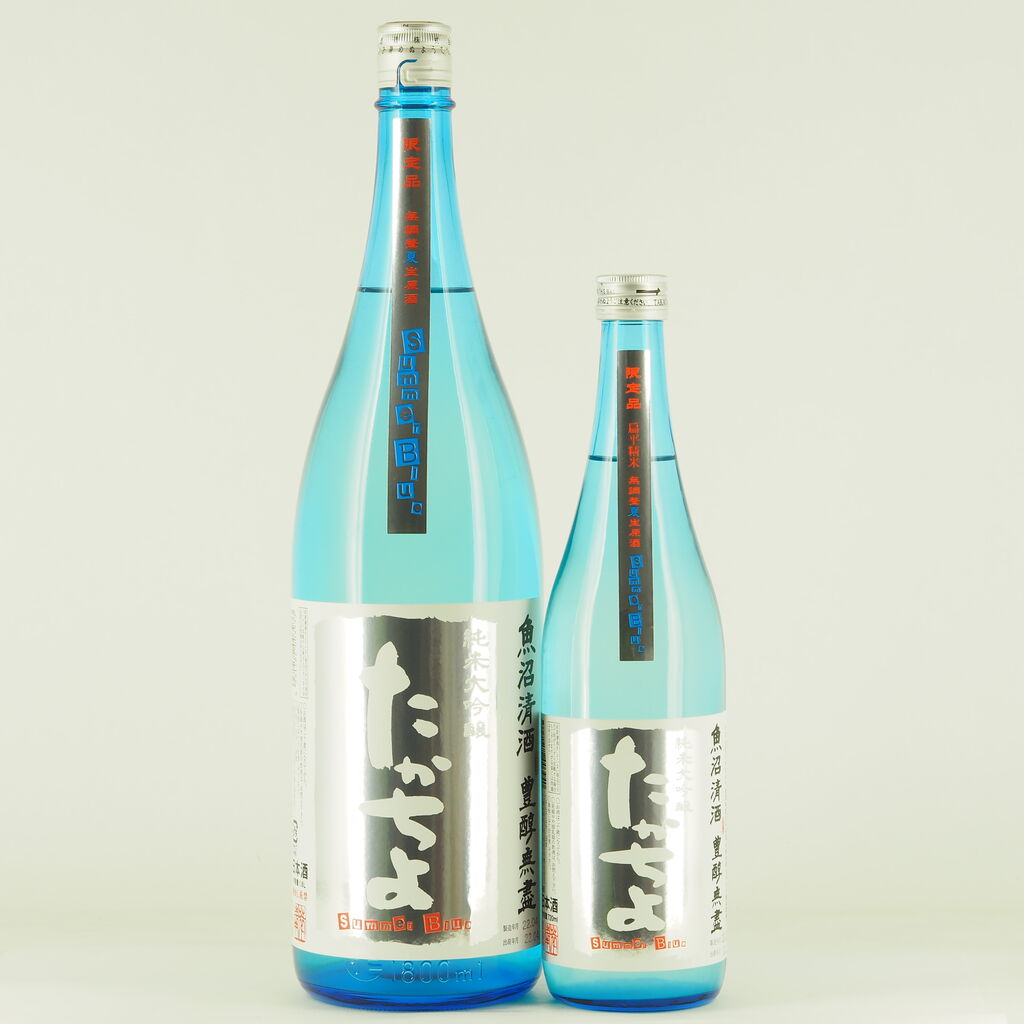 日本酒 たかちよ 純米大吟醸 無調整生原酒 Summer Blue 入荷致しました 伊勢五本店 1706年創業 老舗酒屋のつぶやき
