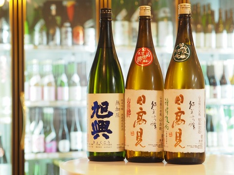 日本酒「日高見 天竺」「旭興 無加圧」入荷！