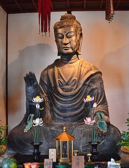 飛鳥寺_銅造釈迦如来坐像