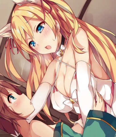 異世界百合　百合エルフと呪われた姫