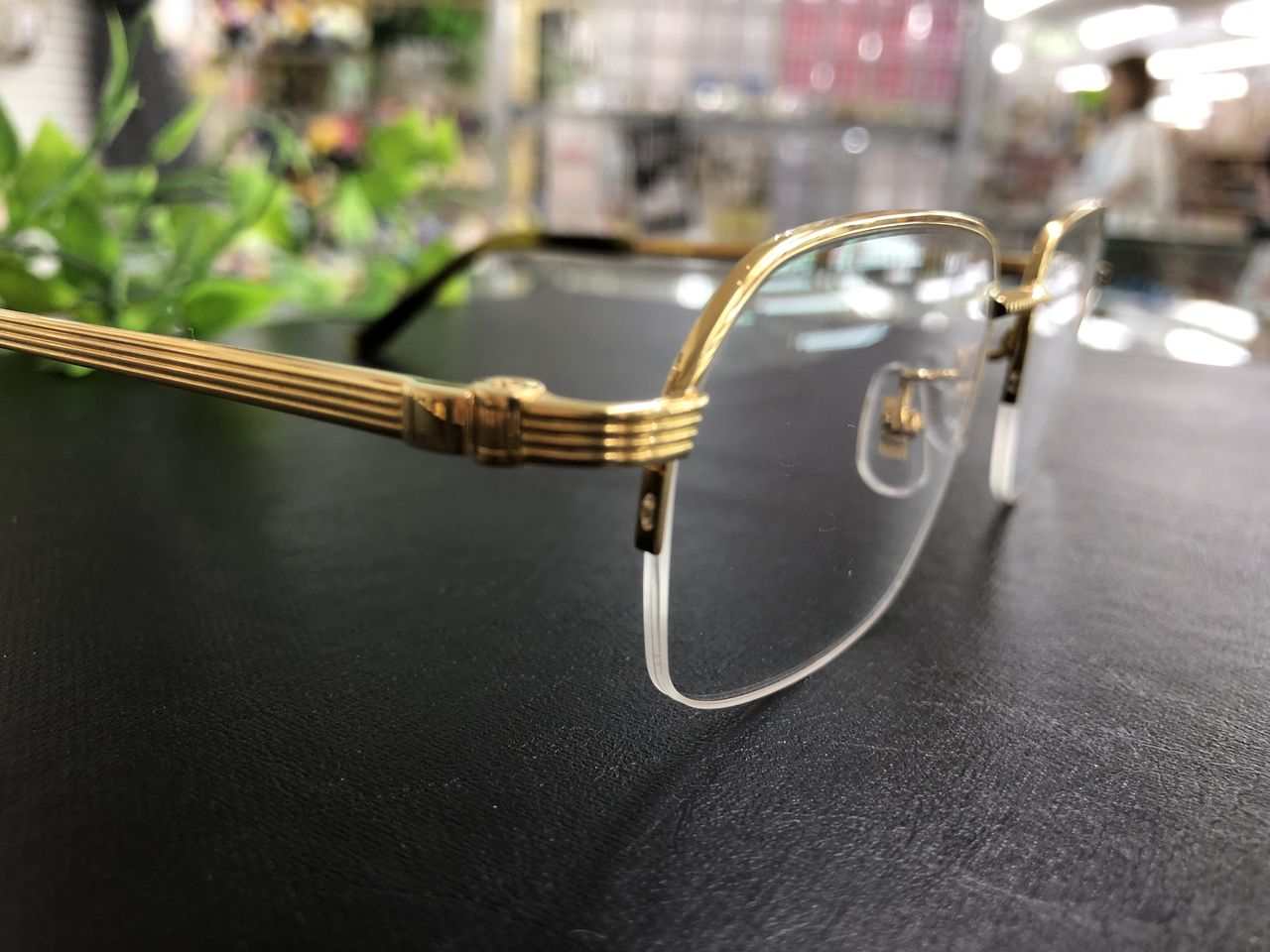 メガネ K18金無垢 k18金無垢(鼈甲パーツ) メガネ枠 ラウンド - メルカリ
