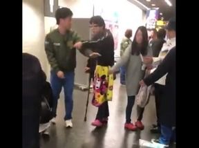 【動画】 札幌ドームで幼い少女に怒鳴り散らし続ける男性　Twitterで拡散炎上