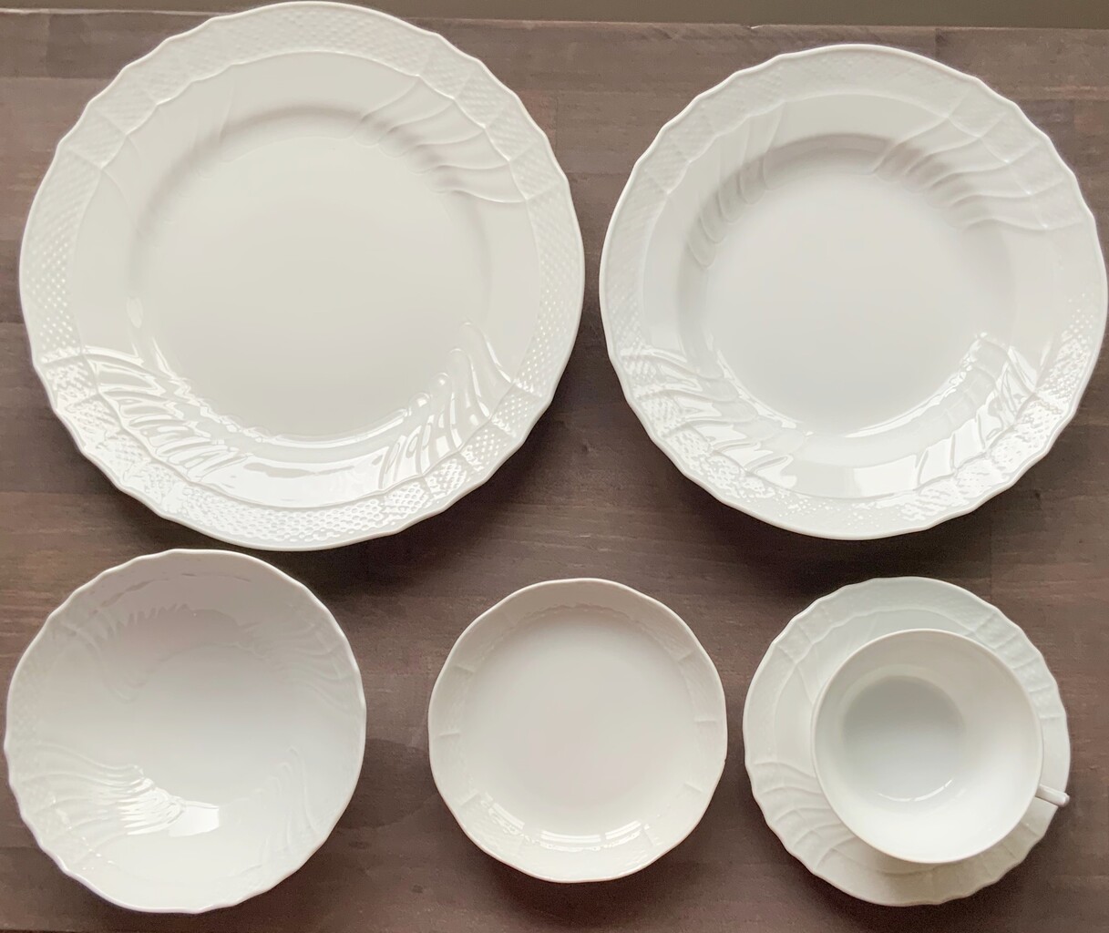 ジノリ　ベッキオホワイト　26ディナープレート×5 ジノリ ベッキオホワイト 26ディナープレート×5 ジノリ ベッキオ