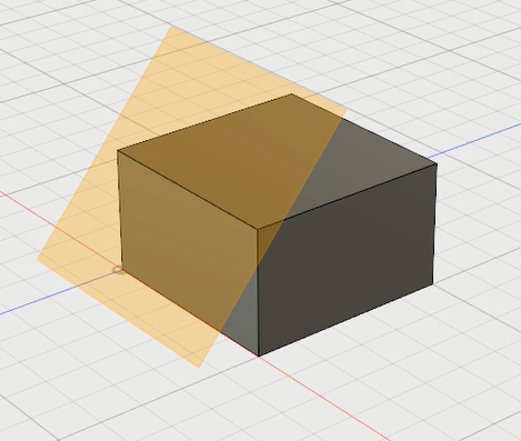 Plane at Angle（プレーンアットアングル） : Fusion360 日本語解説