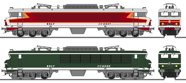 フランス国鉄CC7100形電気機関車