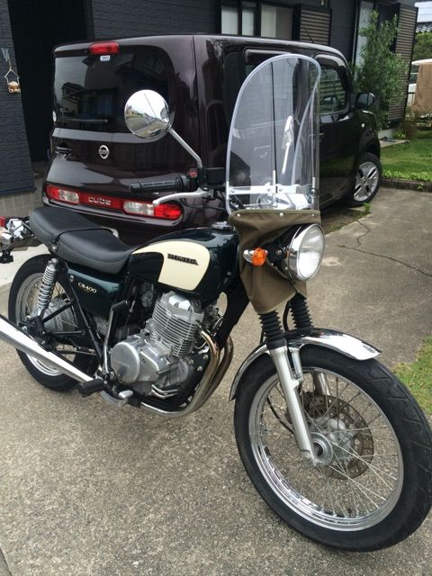 旭風防曲げ済み 旭風防 曲げの巻！ : CB400SSはじめました。