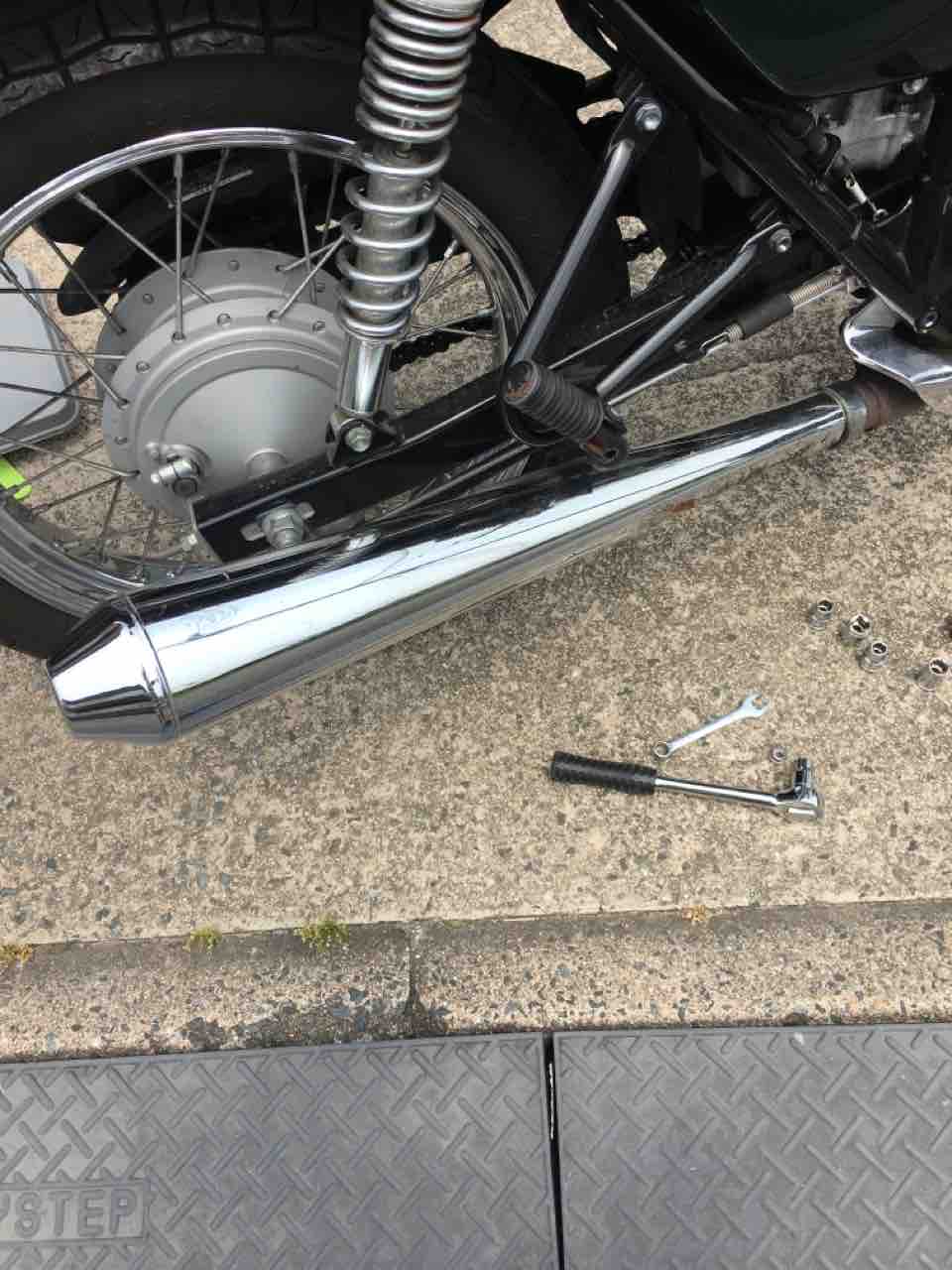 ノートンタイプマフラーよ永遠に Cb400ssはじめました ノートンタイプマフラーよ永遠に Cb400ssはじめました