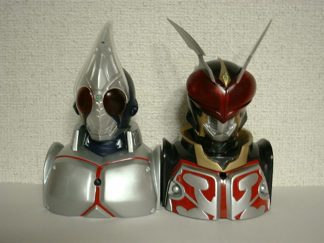ビッグ割引 仮面ライダー剣（ブレイド）ライトアップ胸像モデル おもちゃ生活 : 特撮
