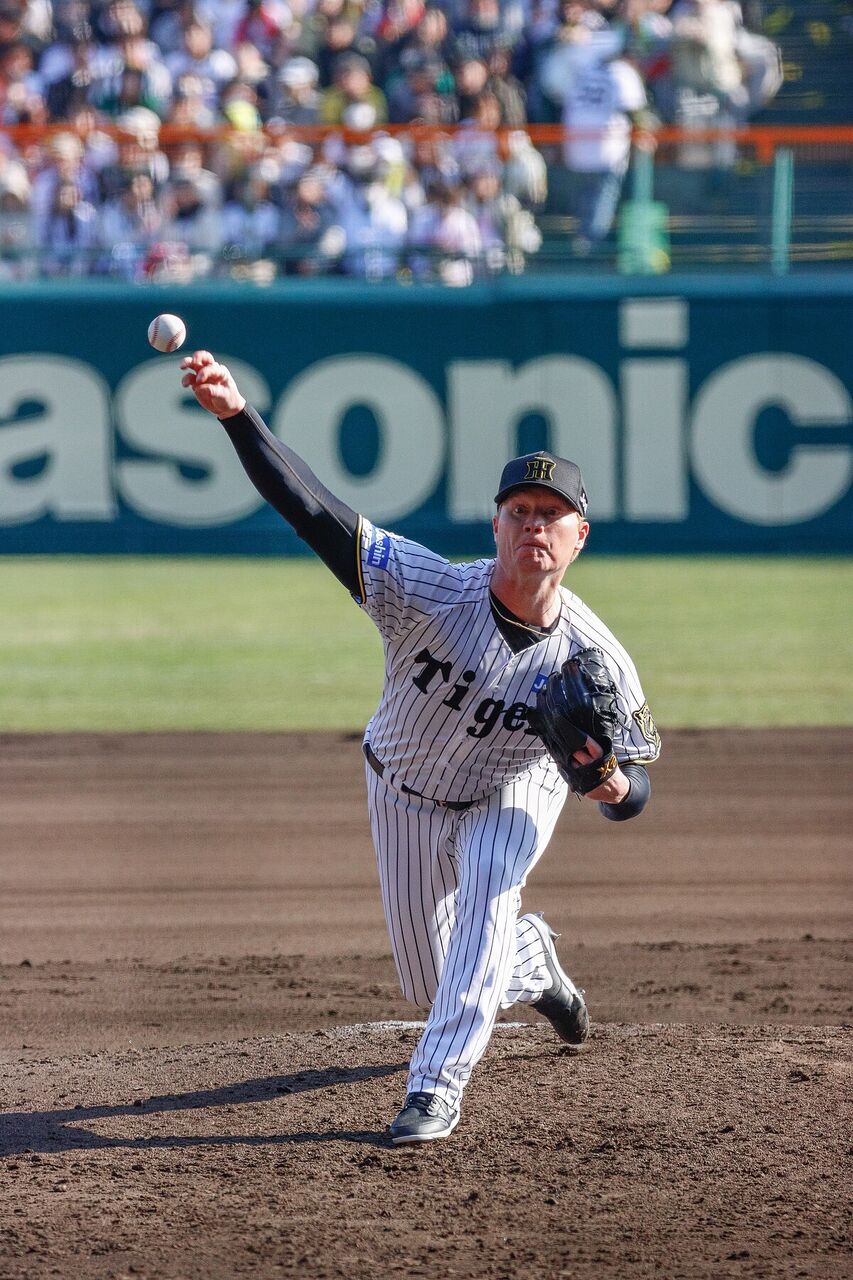 【悲報】阪神・ニック・ネルソンが脚に異変…7球で緊急降板