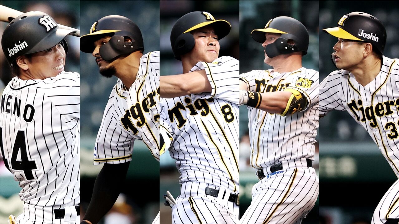 阪神タイガース選手が続々と個人タイトルを獲得！用具メーカー契約が急上昇中！