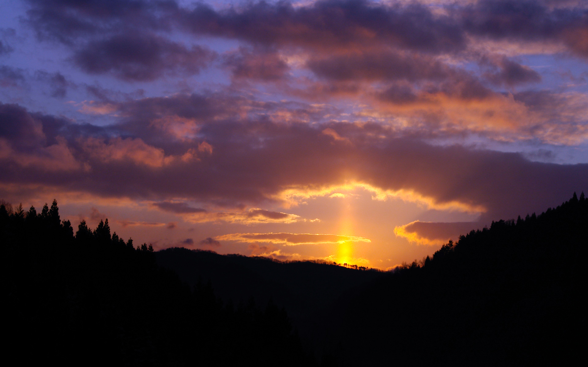 夕暮れ デスクトップピクチャ 壁紙 Macとpentax Kdと Istdの中古レンズ写真日記