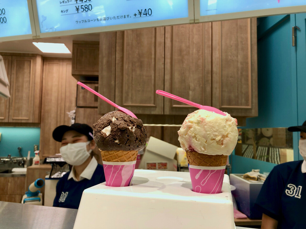 サーティワン・バスキンロビンス＠銀座INZ3(銀座西1） カレーのあとは